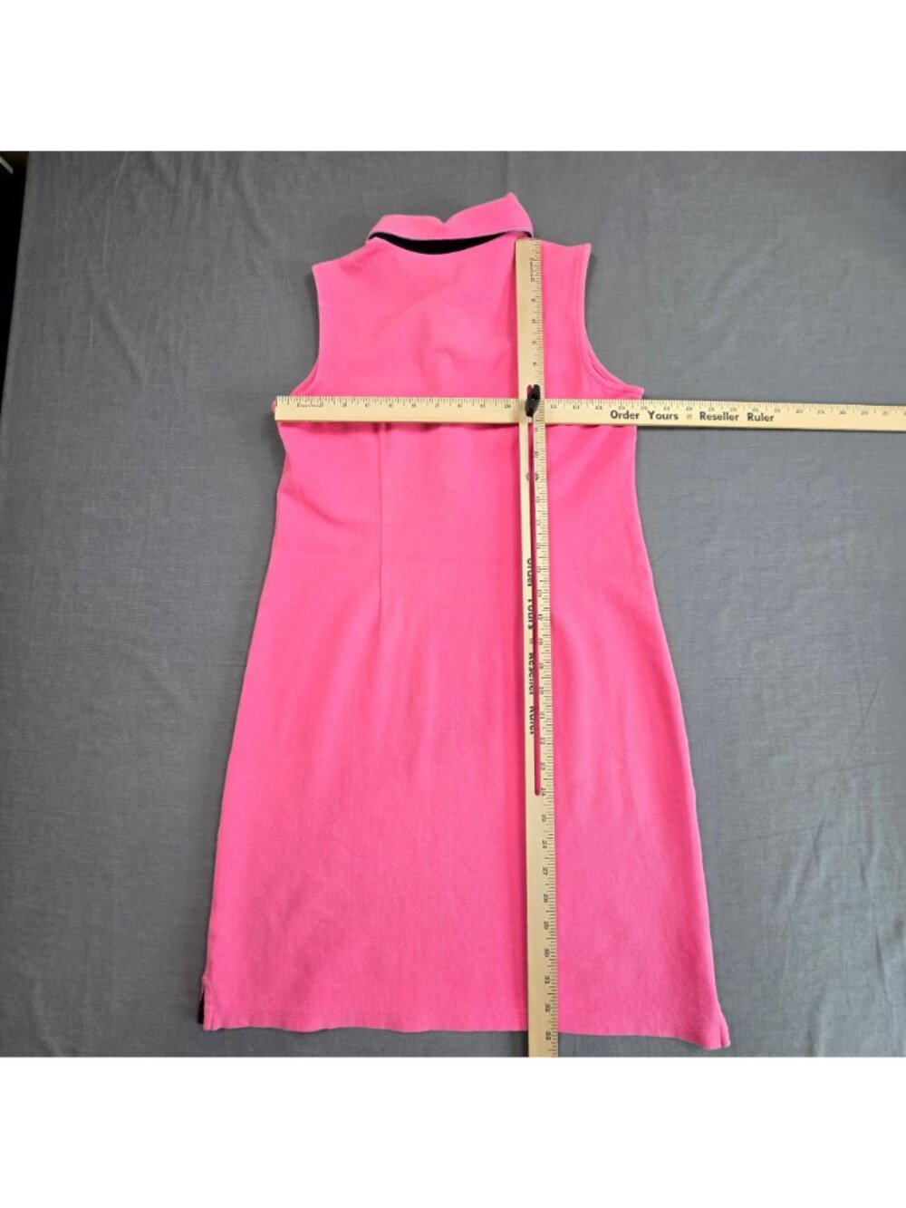 Talbots Womens Small Sleeveless Collared Pink Polo Dress Casual Sporty - Picture 5 of 5